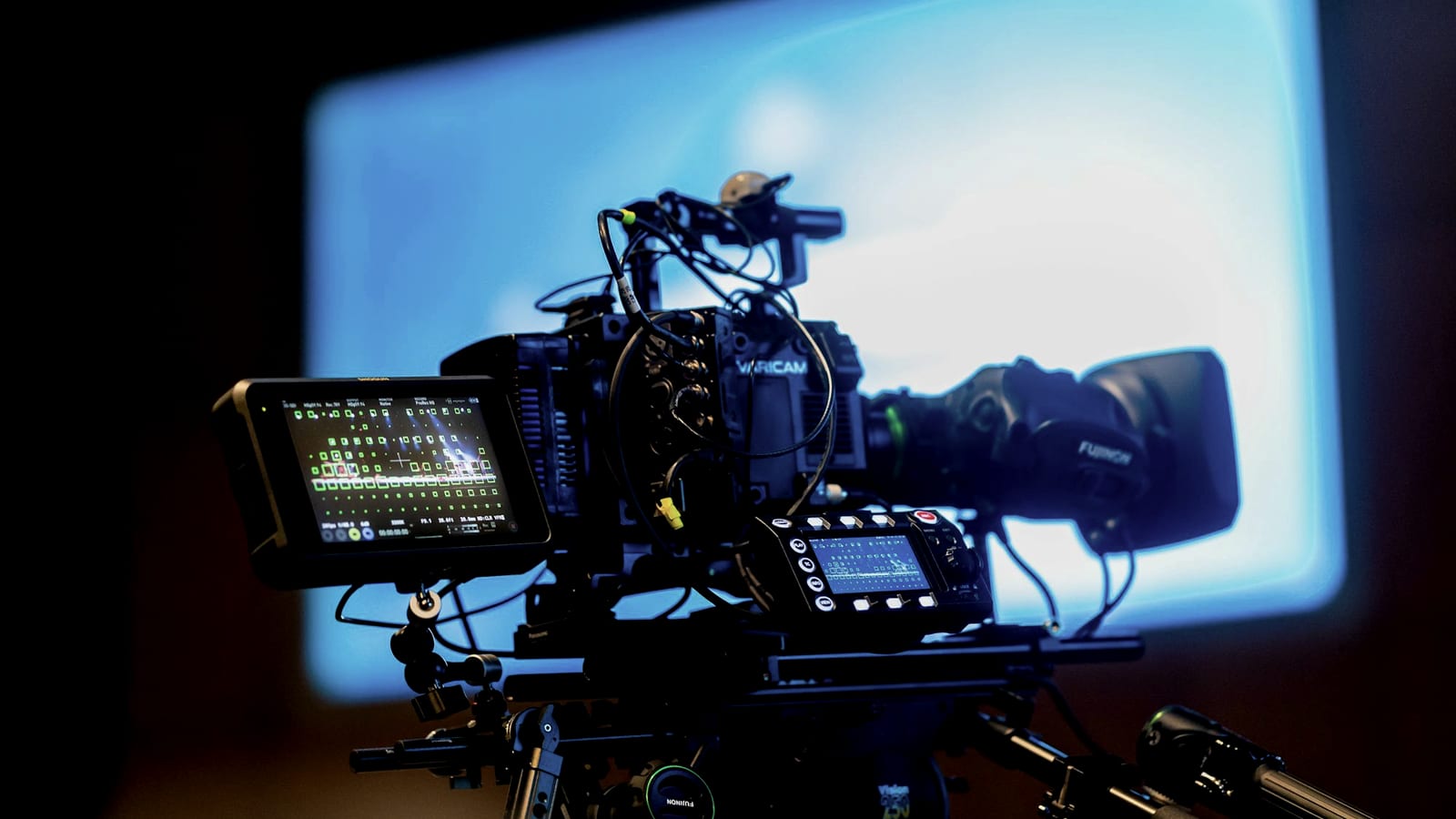 In-house photography studio — professional camera